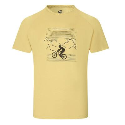 Heren tech ii mountainbike tshirt (olie geel)