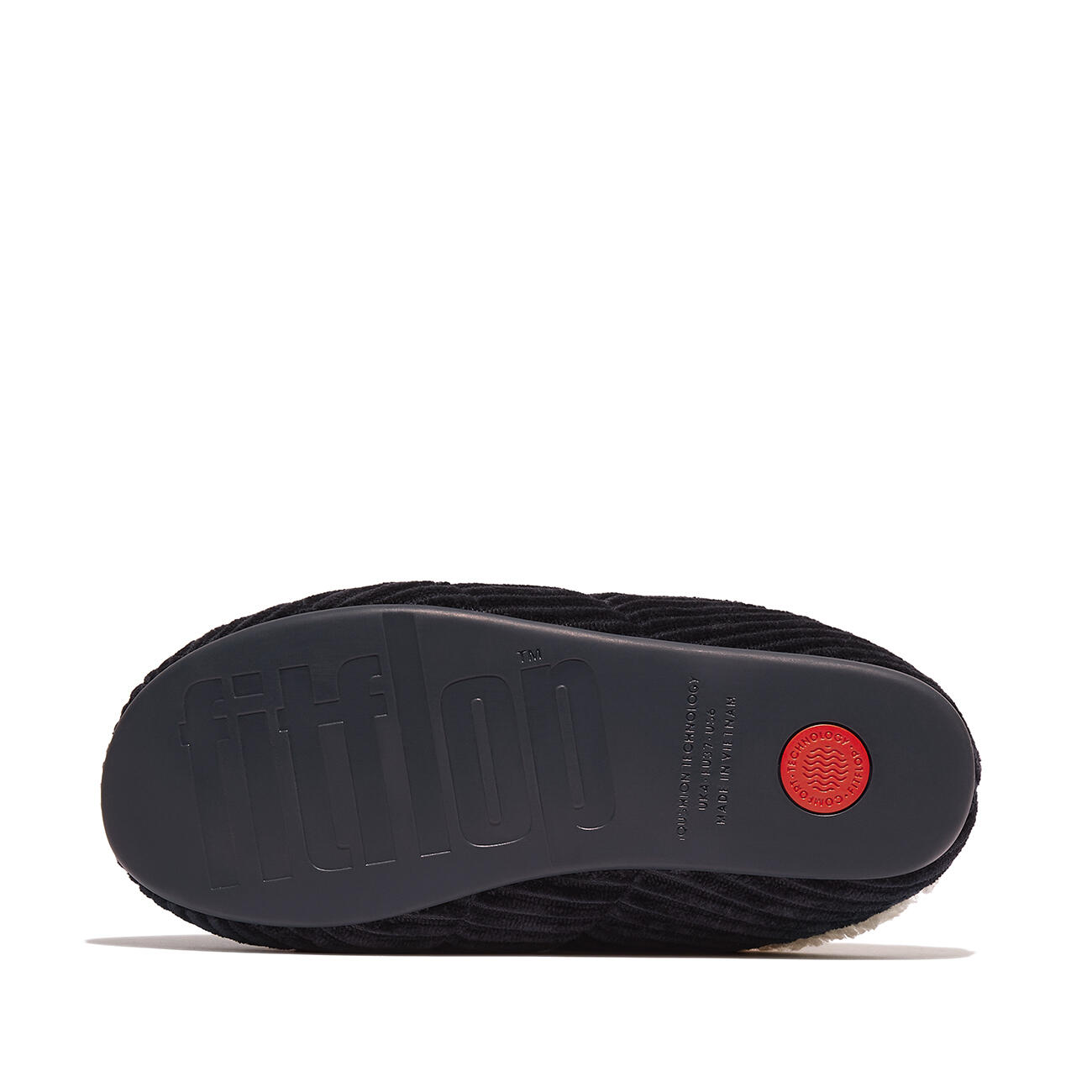 FITFLOP Chrissie Corduroy Pantoffels/Sloffen  MIDDERNACHTBLAUW 36 5/7