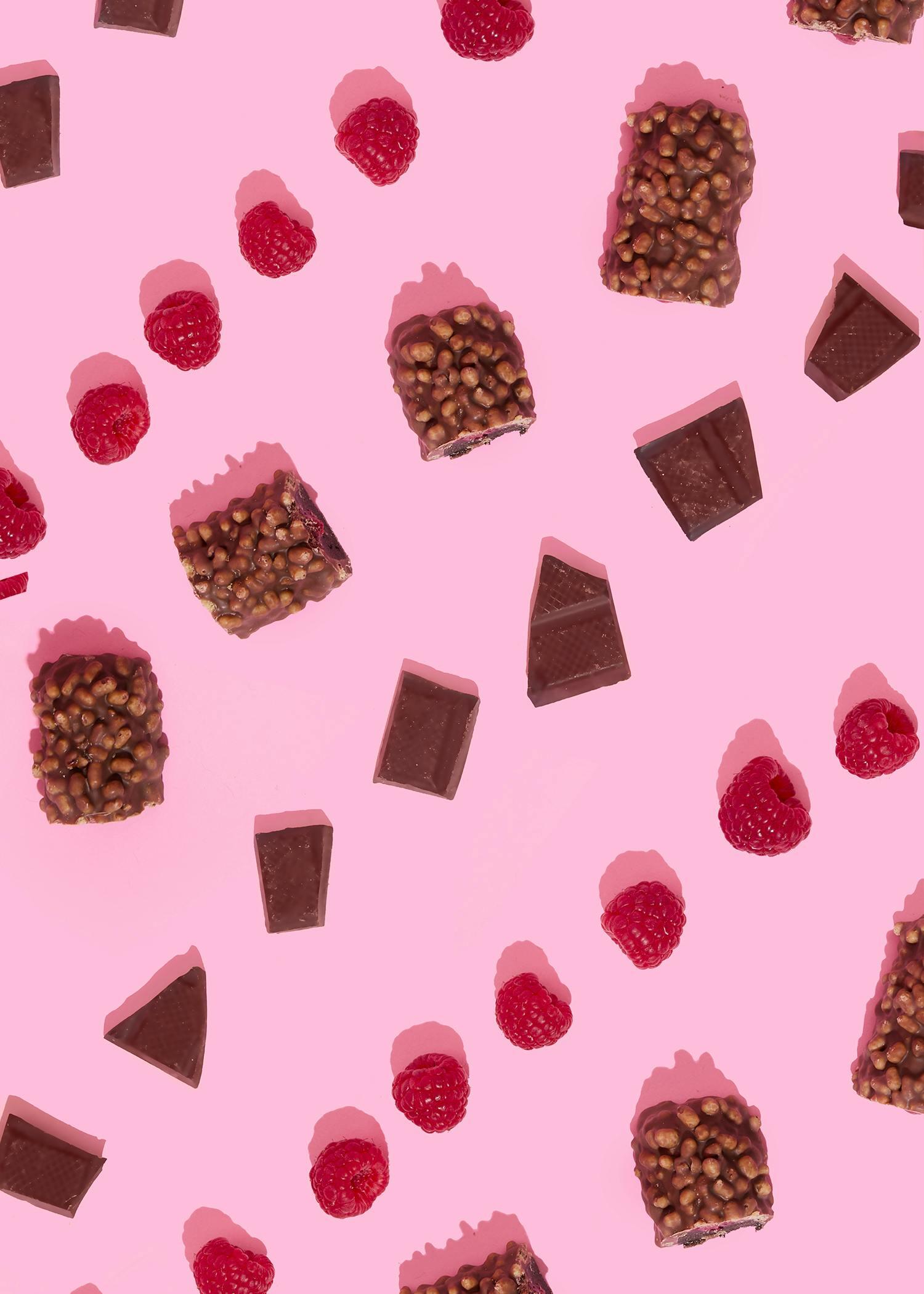 Barretta proteica vegan deluxe con lamponi e cioccolato | 12 x 55 g 5/7