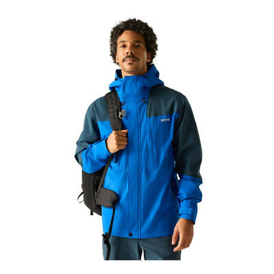 Heren freesdale waterdichte jas (olympisch blauw/nachthemel)