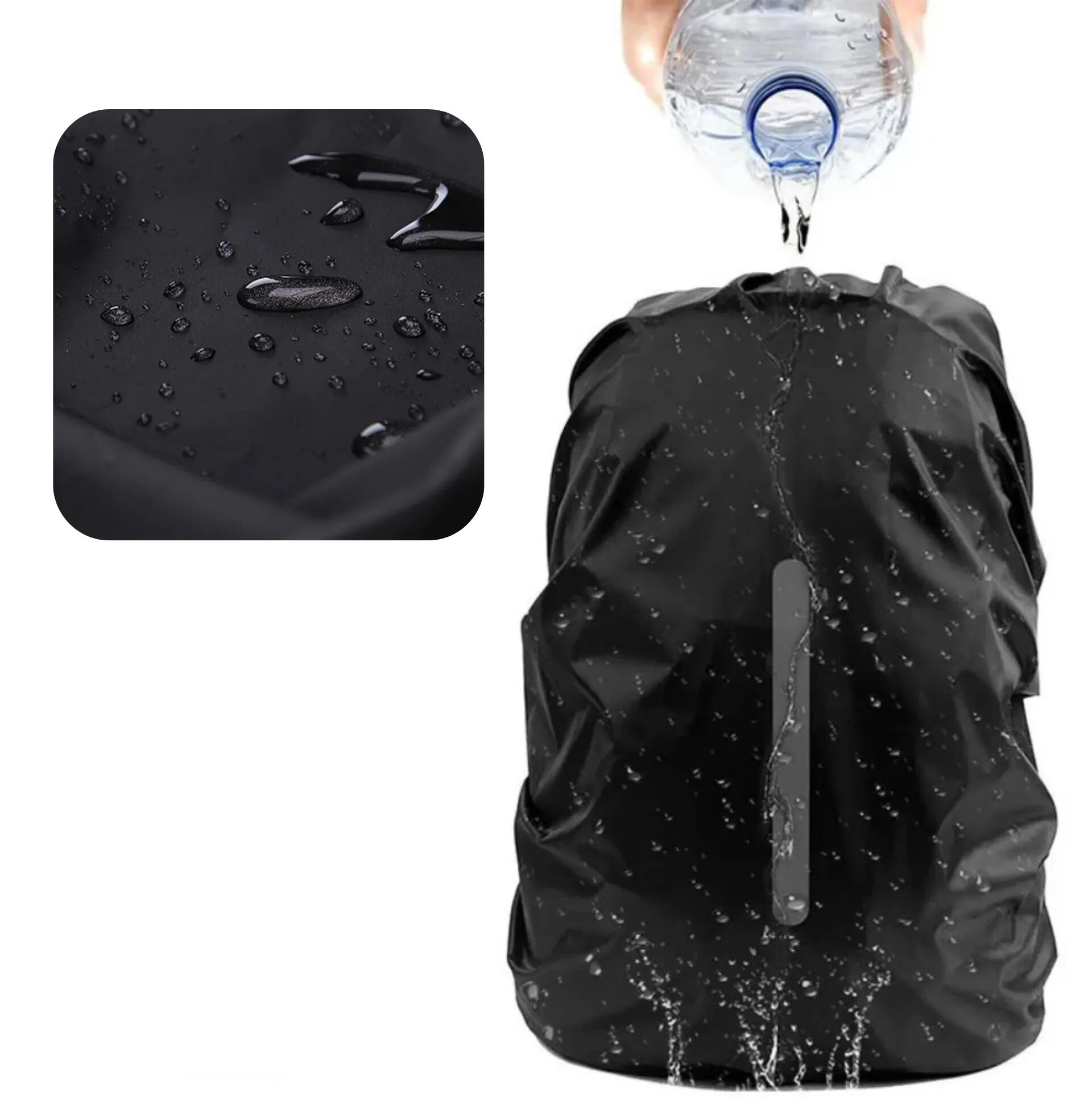 wasserdichte reflektierende rucksack regenhülle 30-40L polyester outdoor 3/3