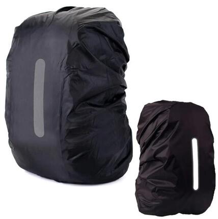 housse pluie sac à dos réfléchissante étanche 30-40L polyester