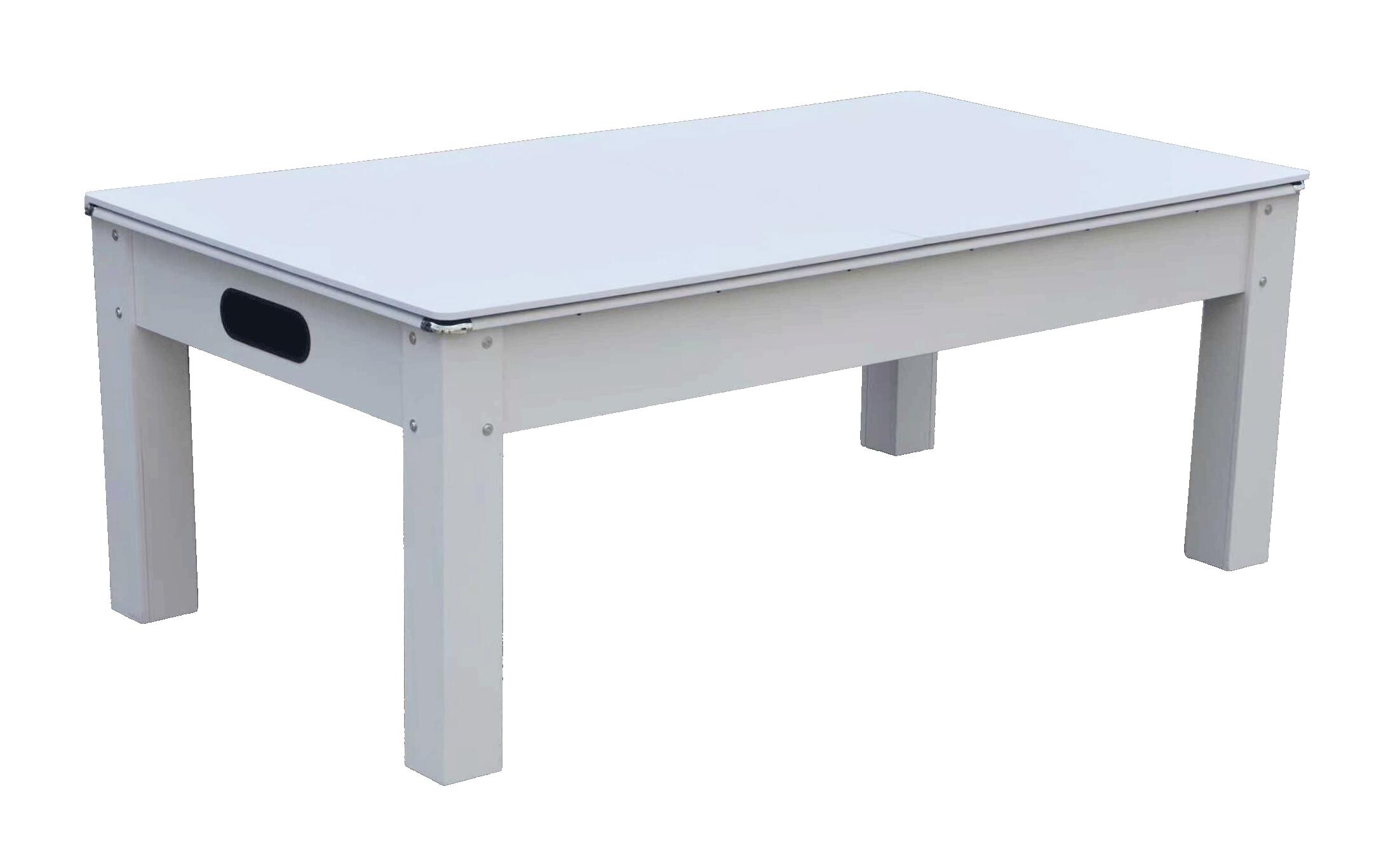 Table de billard blanche 3 en 1 2/3