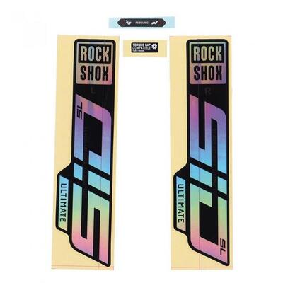 Set adesivi RockShox SID SL Ultimate effetto arcobaleno