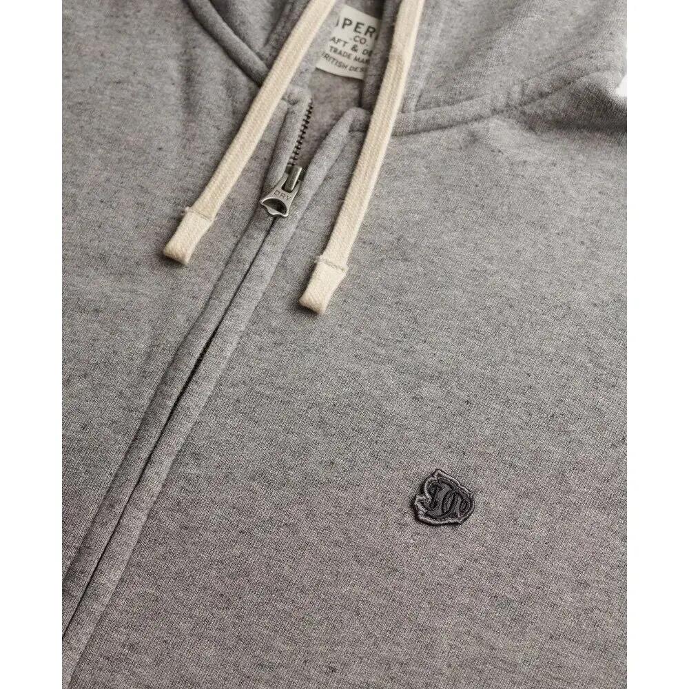 Monogramos kapucnis pulóver zipzárral Superdry 2/2