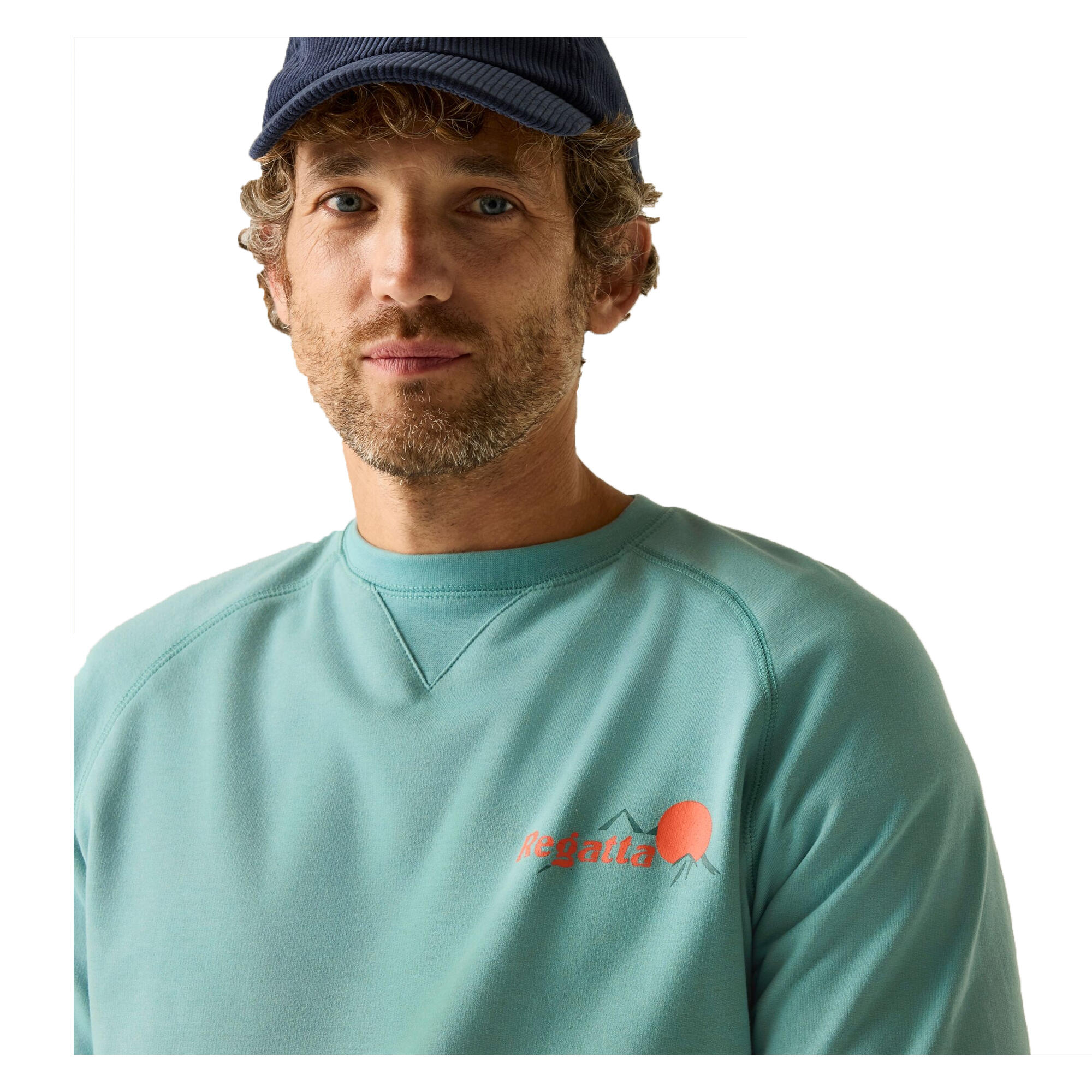 Sweat Motif/style Imprimé Au Dos NITHSDALE Homme (Vert Arctique) 4/5