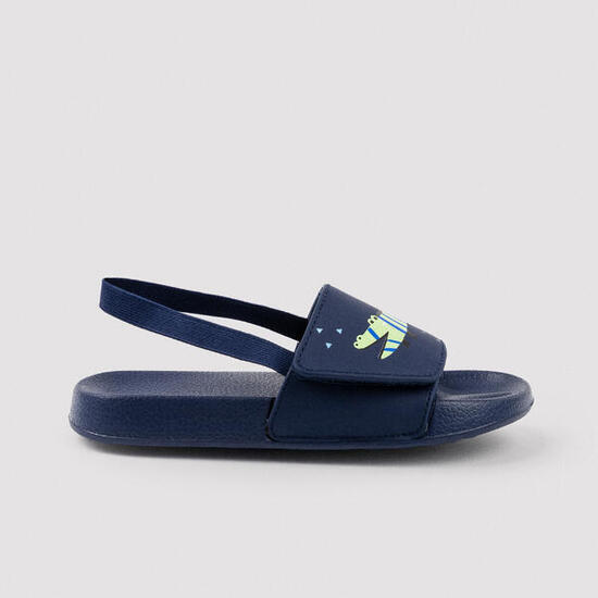 Chanclas infantiles cierre velcro estampado cocodrilos