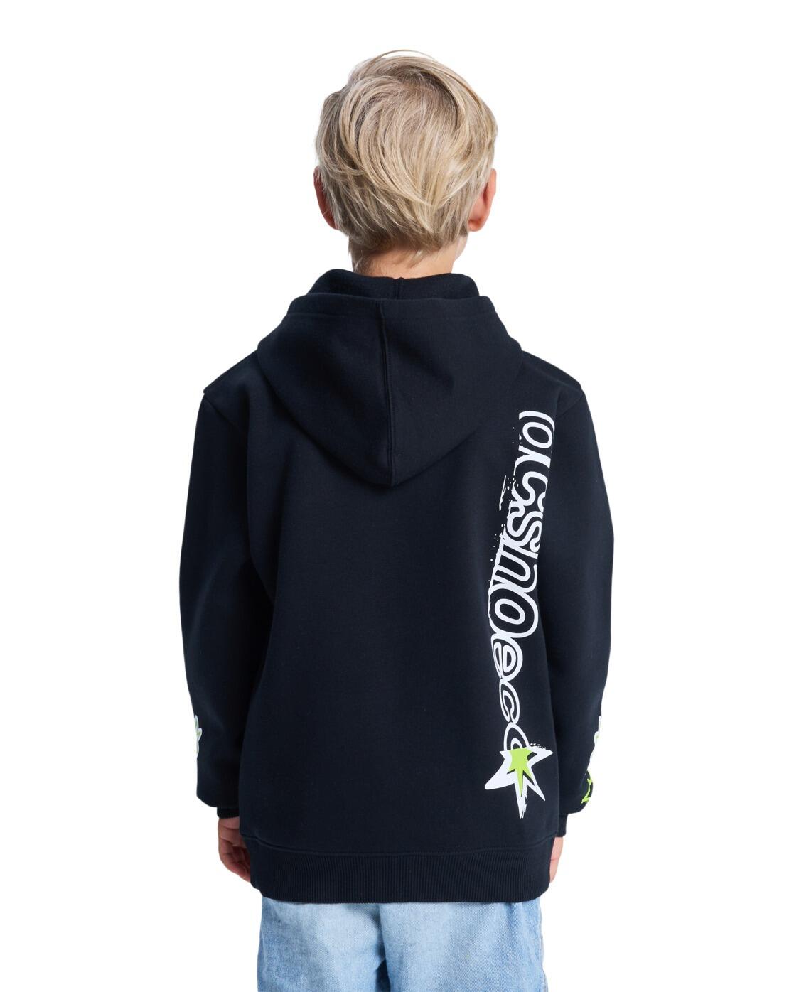 Sudadera con Capucha SHOCK SIDE Negro Niño 2/4