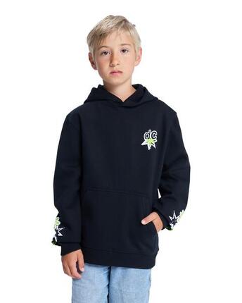 Sweat à capuche SHOCK SIDE Noir Garçon