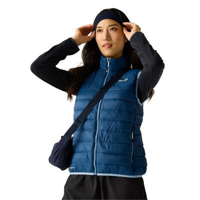 Dames hillpack ii gilet (nauwelijks wit/roze mist)