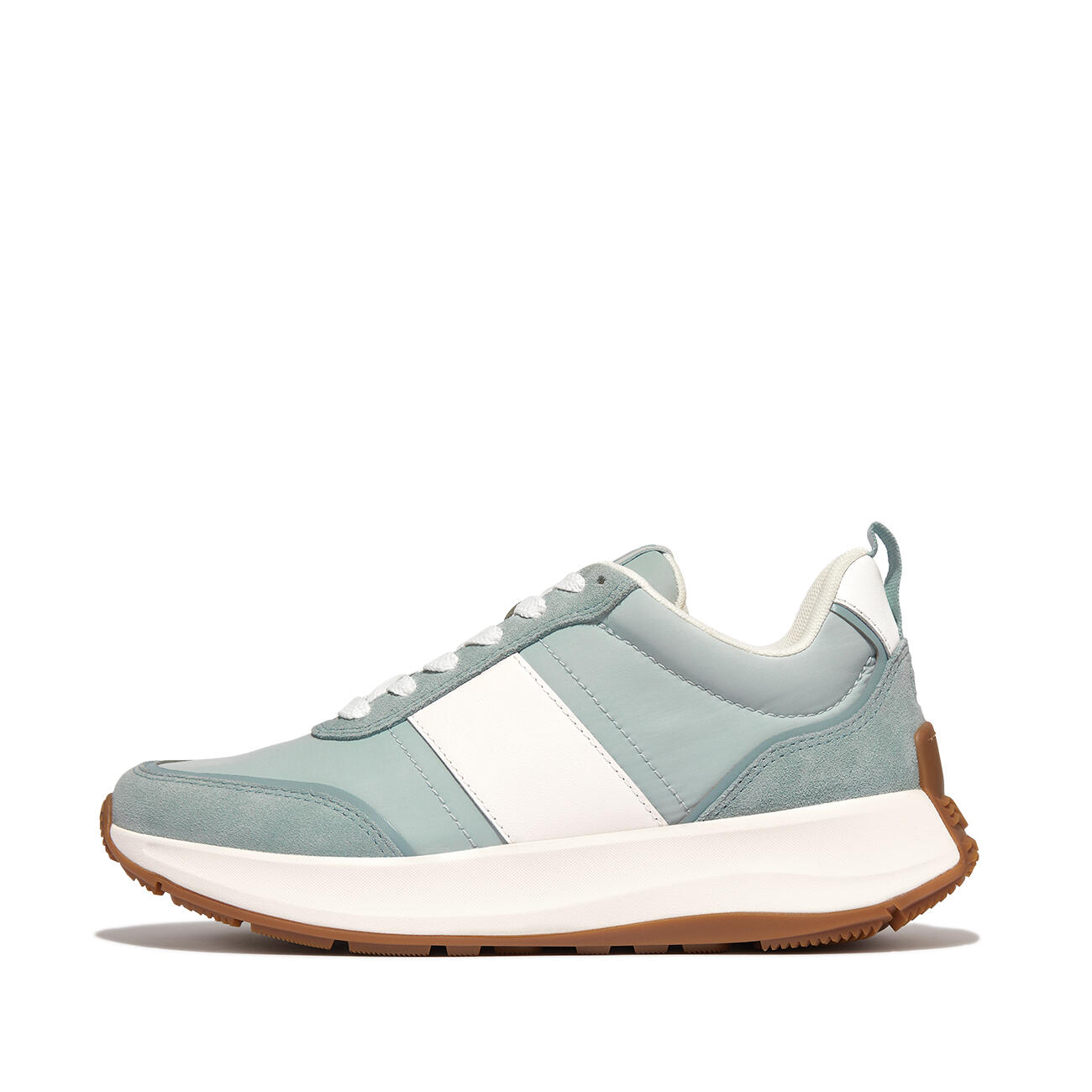 Baskets FitFlop F-Mode Flow en nylon et suède 3/7