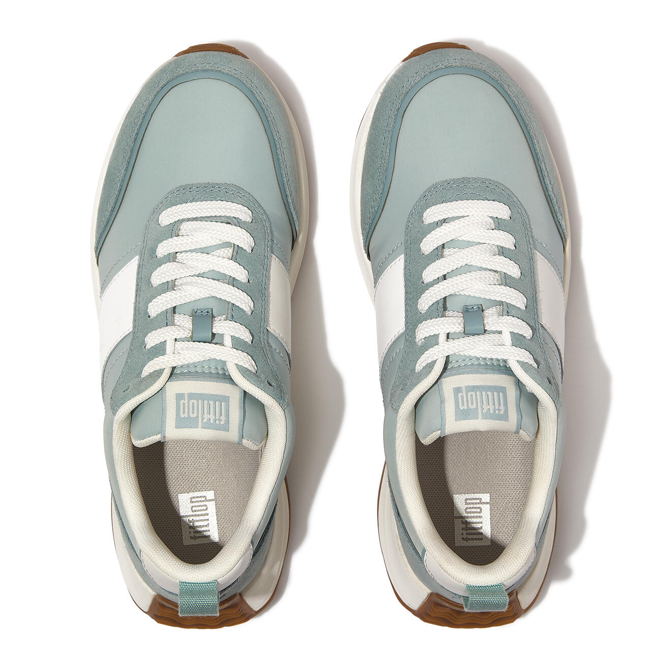 Baskets FitFlop F-Mode Flow en nylon et suède 5/7