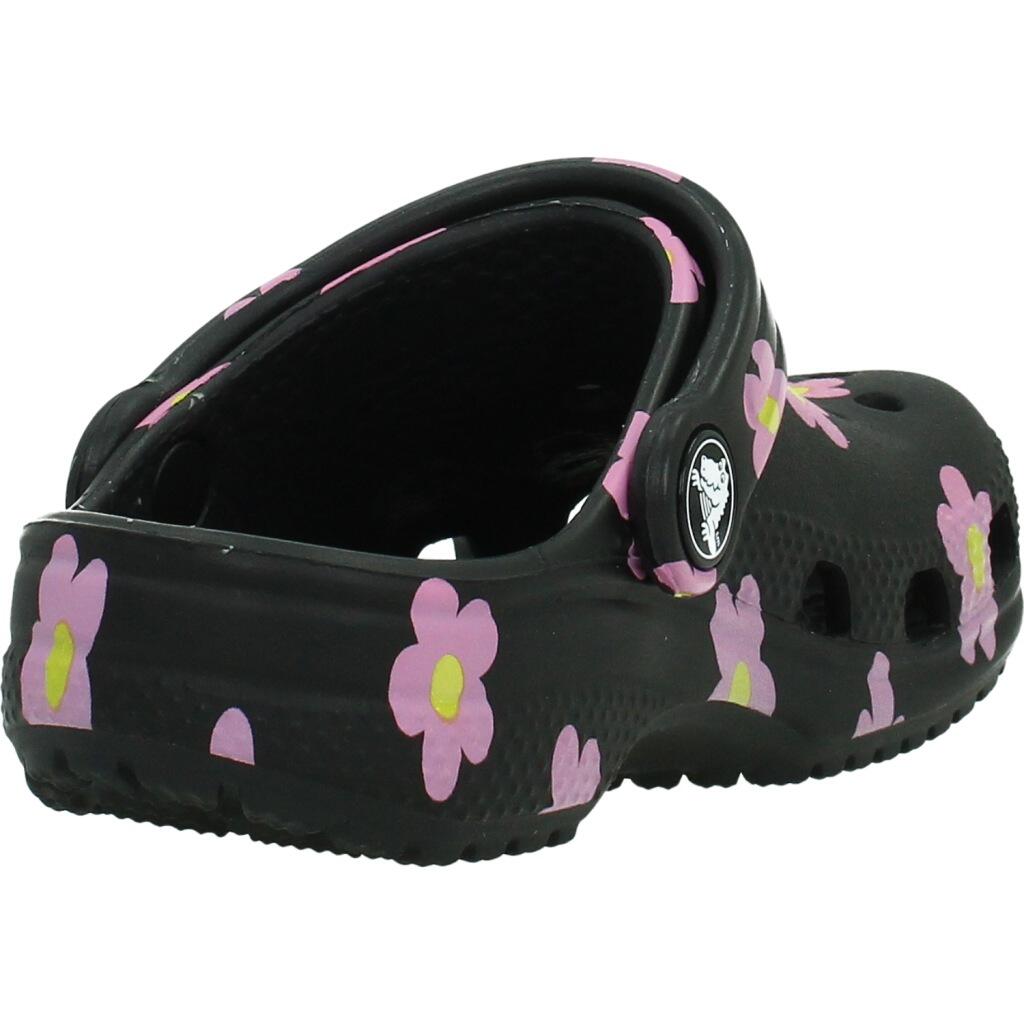 Sandały CROCS CLASSIC FLOWER CLOG Czarny 3/6