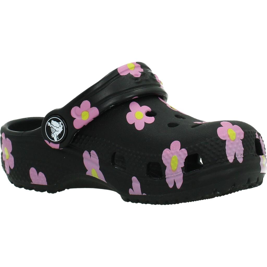 Sandały CROCS CLASSIC FLOWER CLOG Czarny 5/6