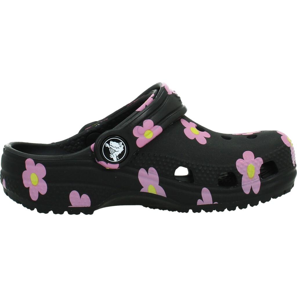 Sandały CROCS CLASSIC FLOWER CLOG Czarny 4/6