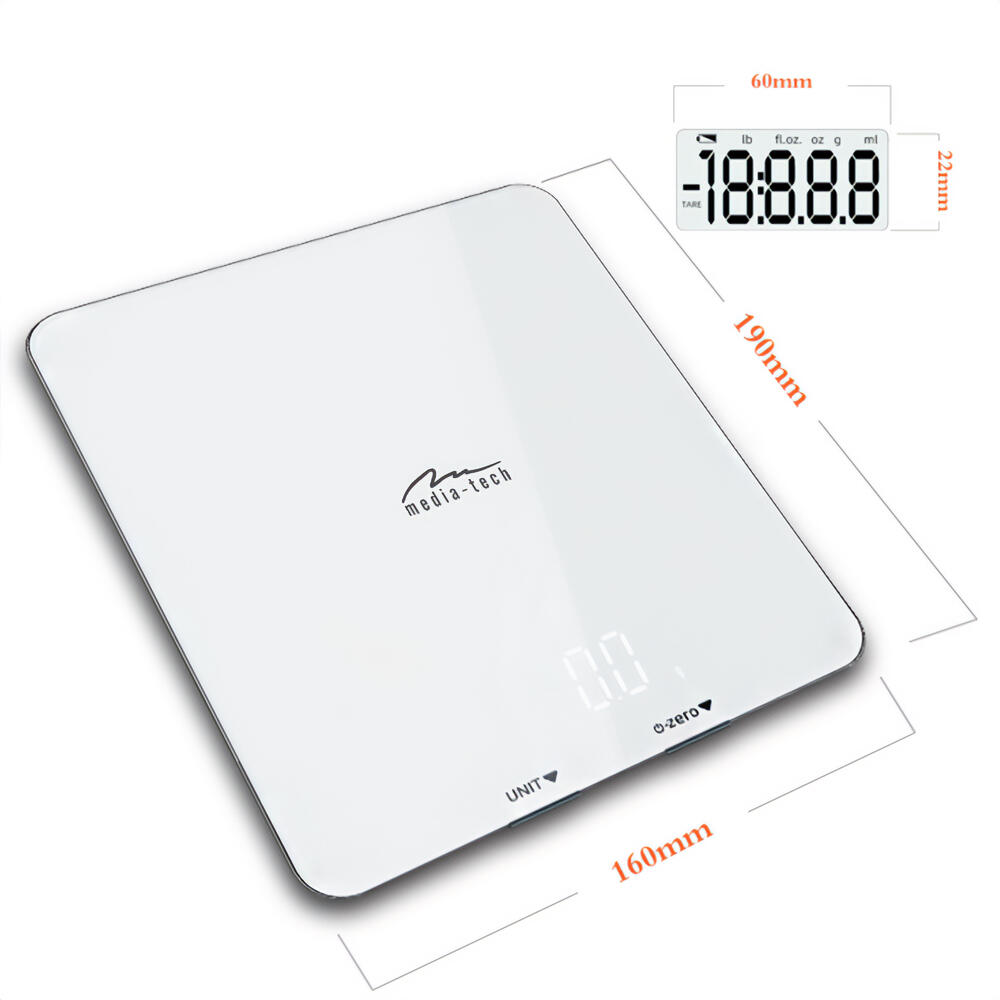 WAGA DIETETYCZNA Media-Tech smart z LCD i aplikacją do precyzyjnych pomiarów 2/4