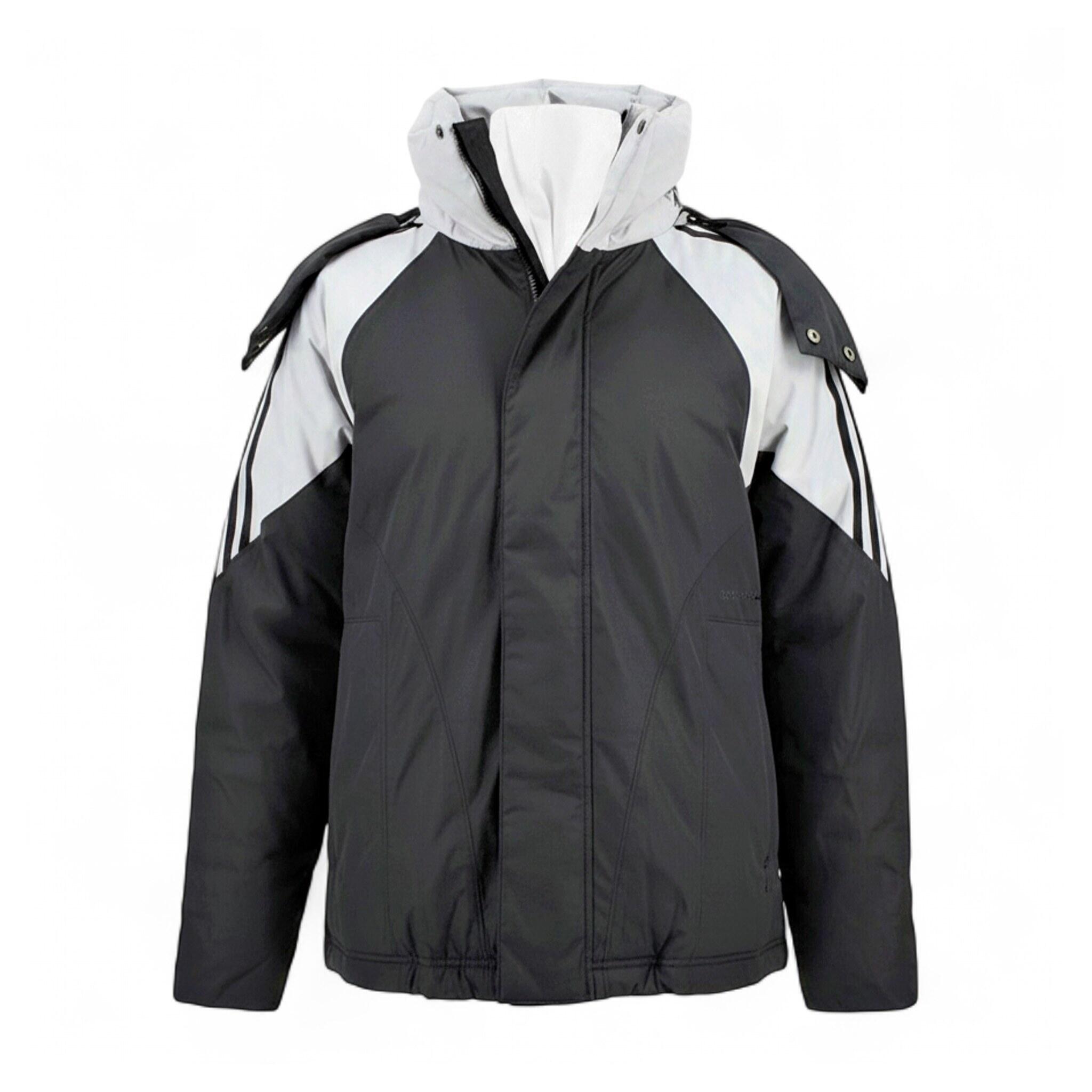 Jacke Logo Down Oversize in Schwarz 1/3