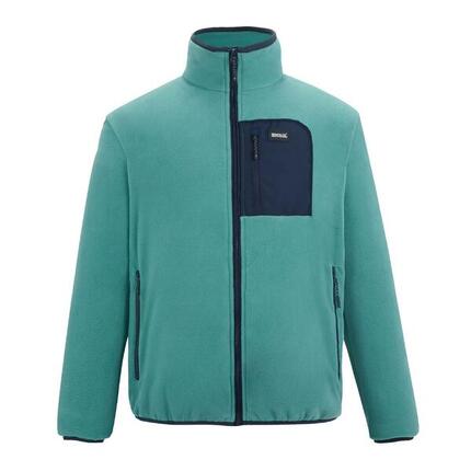 Veste Polaire FRANKIE Homme (Vert Méditerranéen / Bleu Marine)