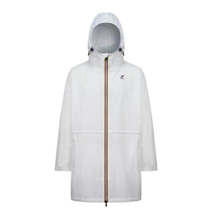 Coupe-Vent Long Blanc Unisexe K-WAY Le Vrai 3.0 Elysees