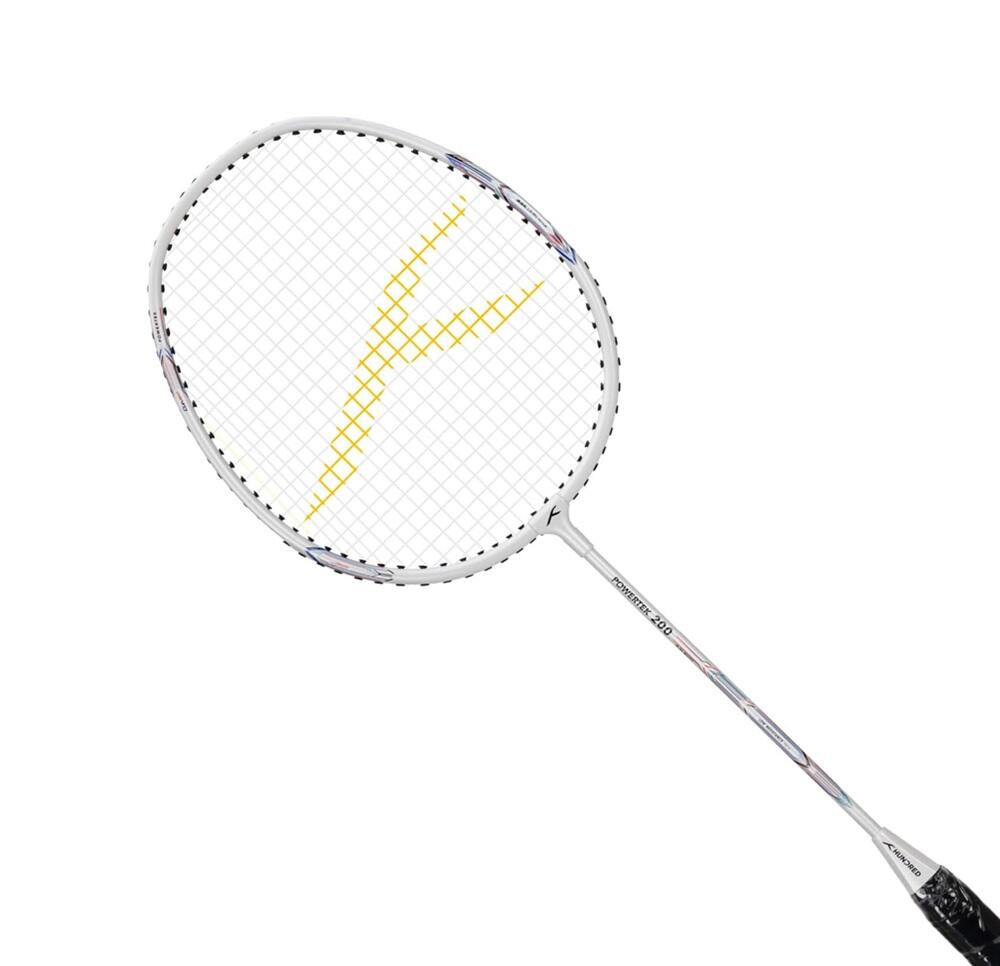 Hundred Badmintonschläger – Powertek 200 Weiß 4/7