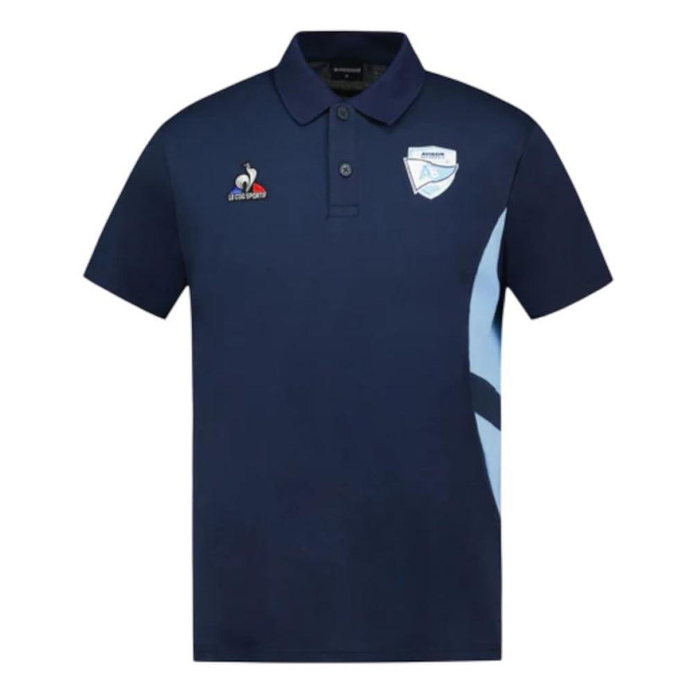 Le Coq Sportif Men's Aviron Bayonnais Presentation Polo Shirt - Navy N°3