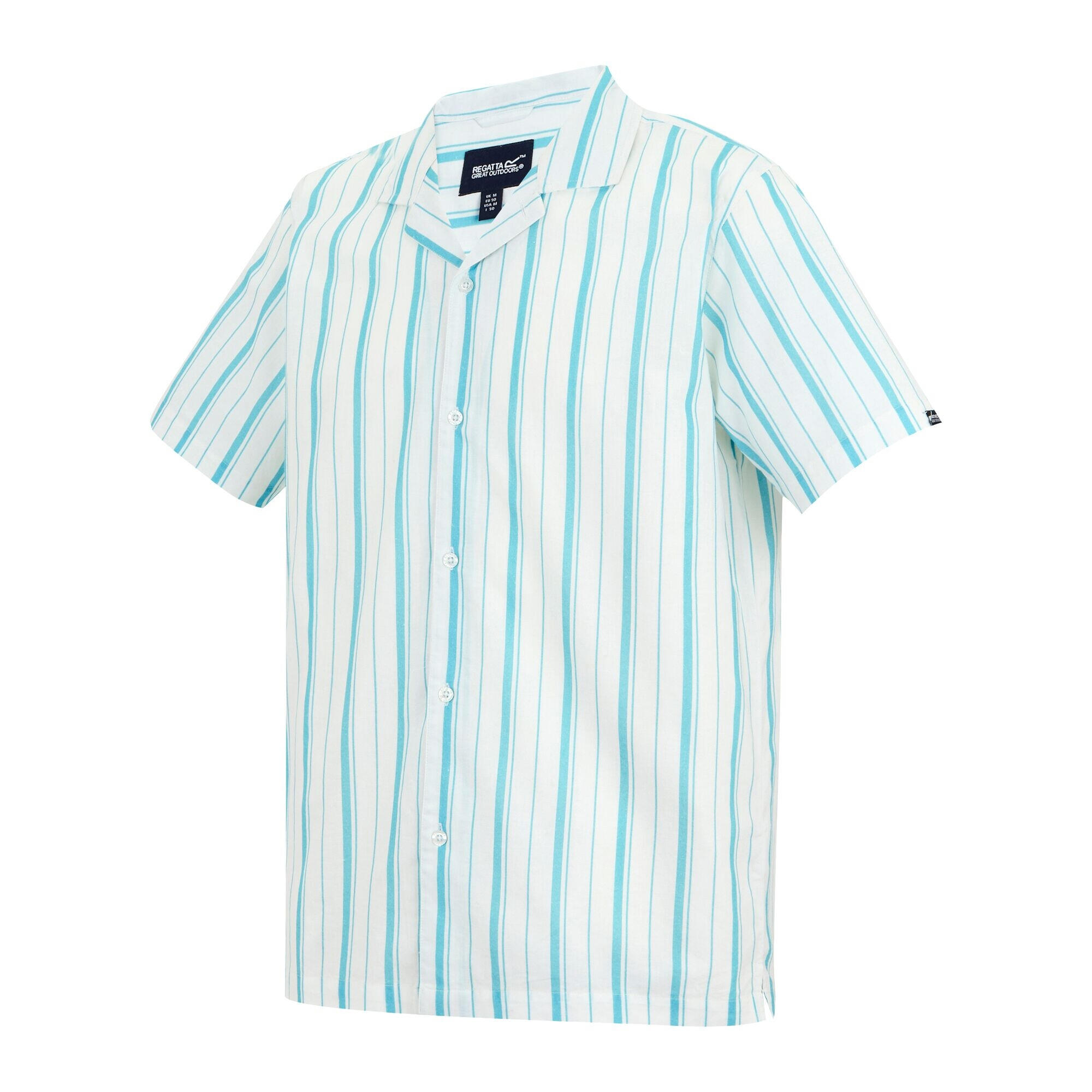 "Hadlin" Hemd für Herren Weiß/Marineblau 3/5