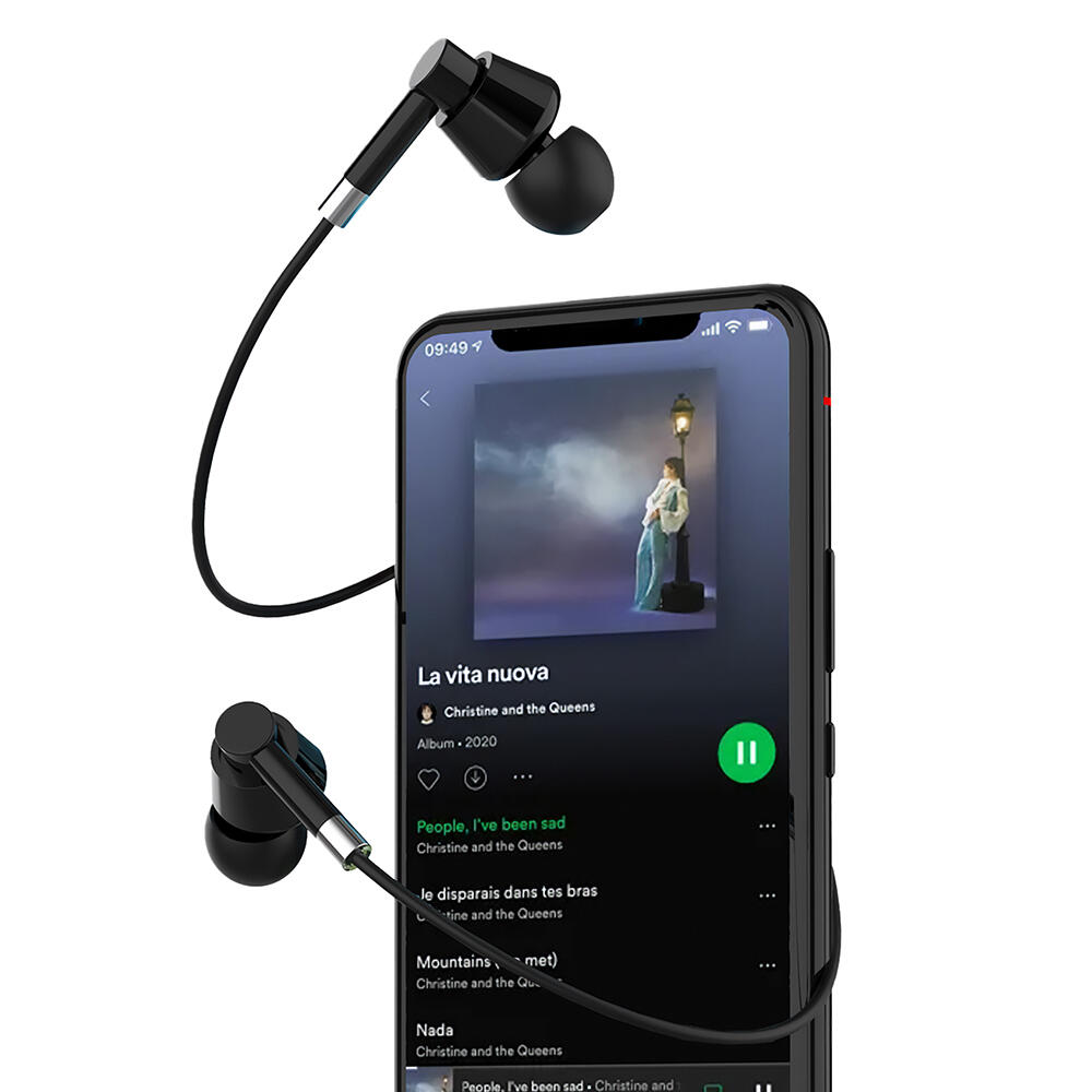 SŁUCHAWKI DOUSZNE USB-C Media-Tech z mikrofonem do smartfona czarne 3/6