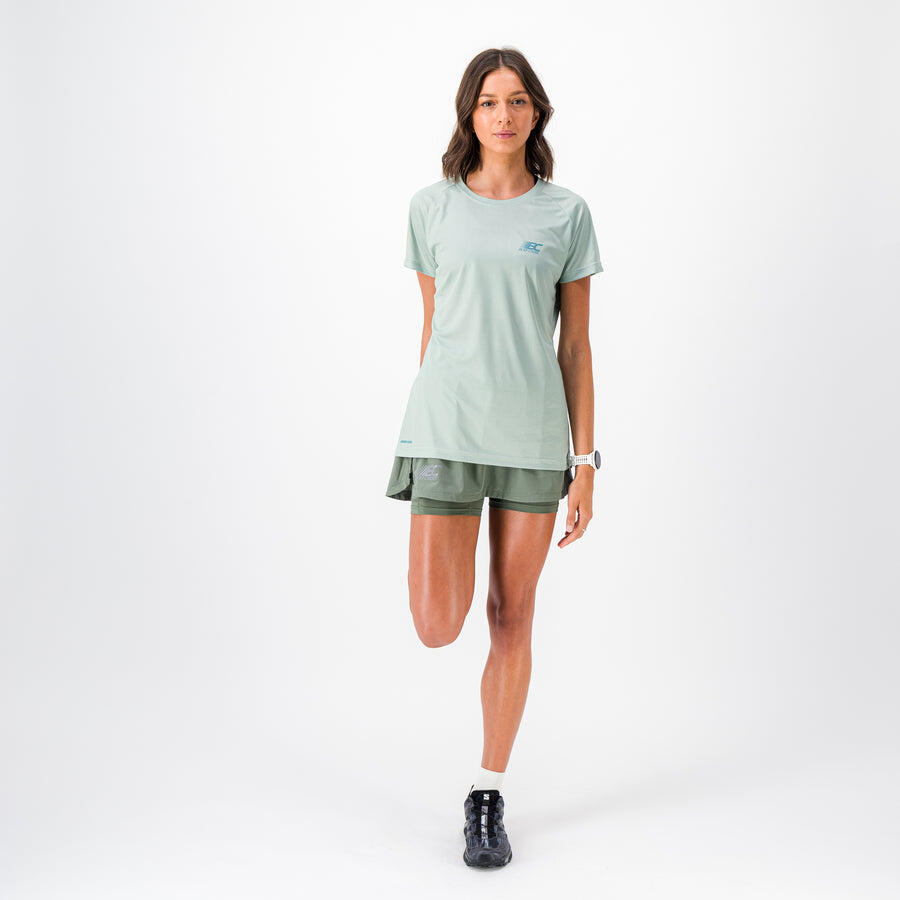 T-shirt eco-riciclato e traspirante Donna Running-Trail AERO 5/6