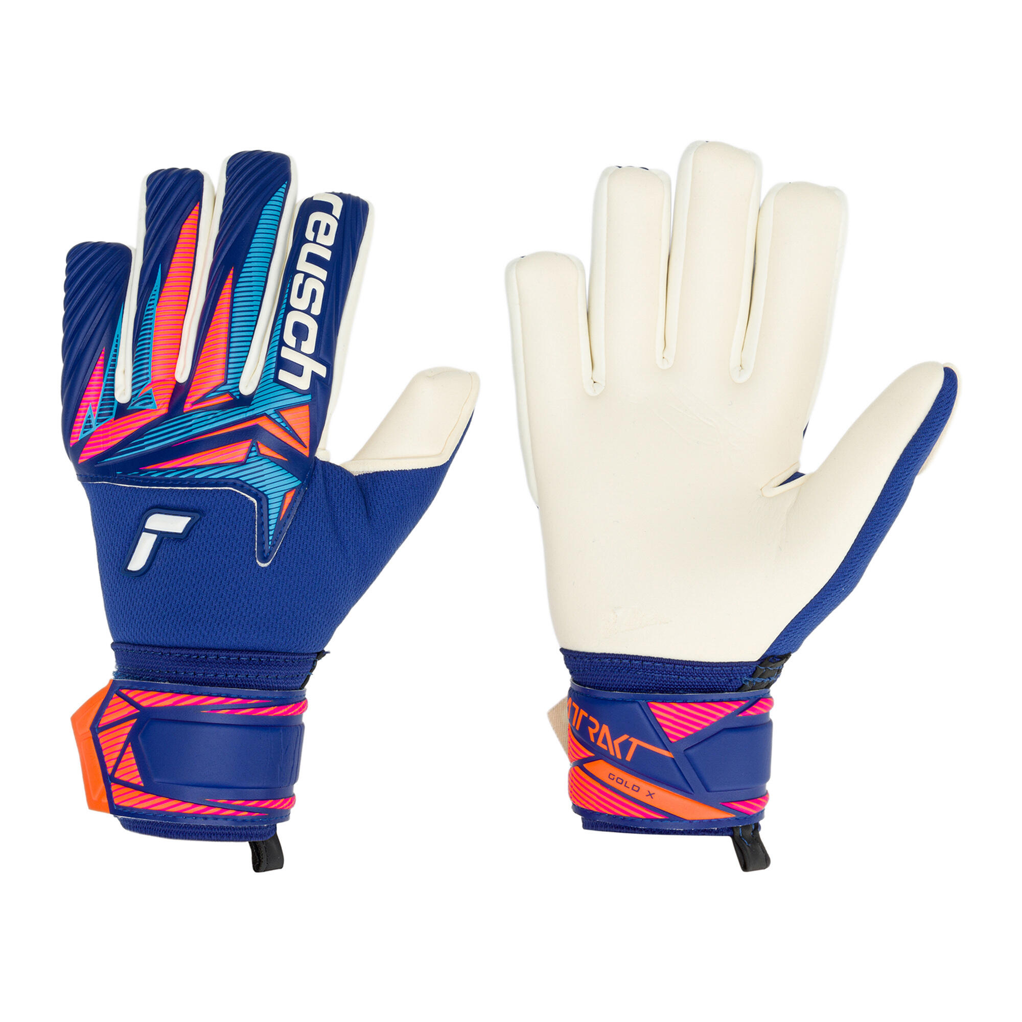 Guantes de portero infantiles Reusch Attrakt Gold X NC 6/6