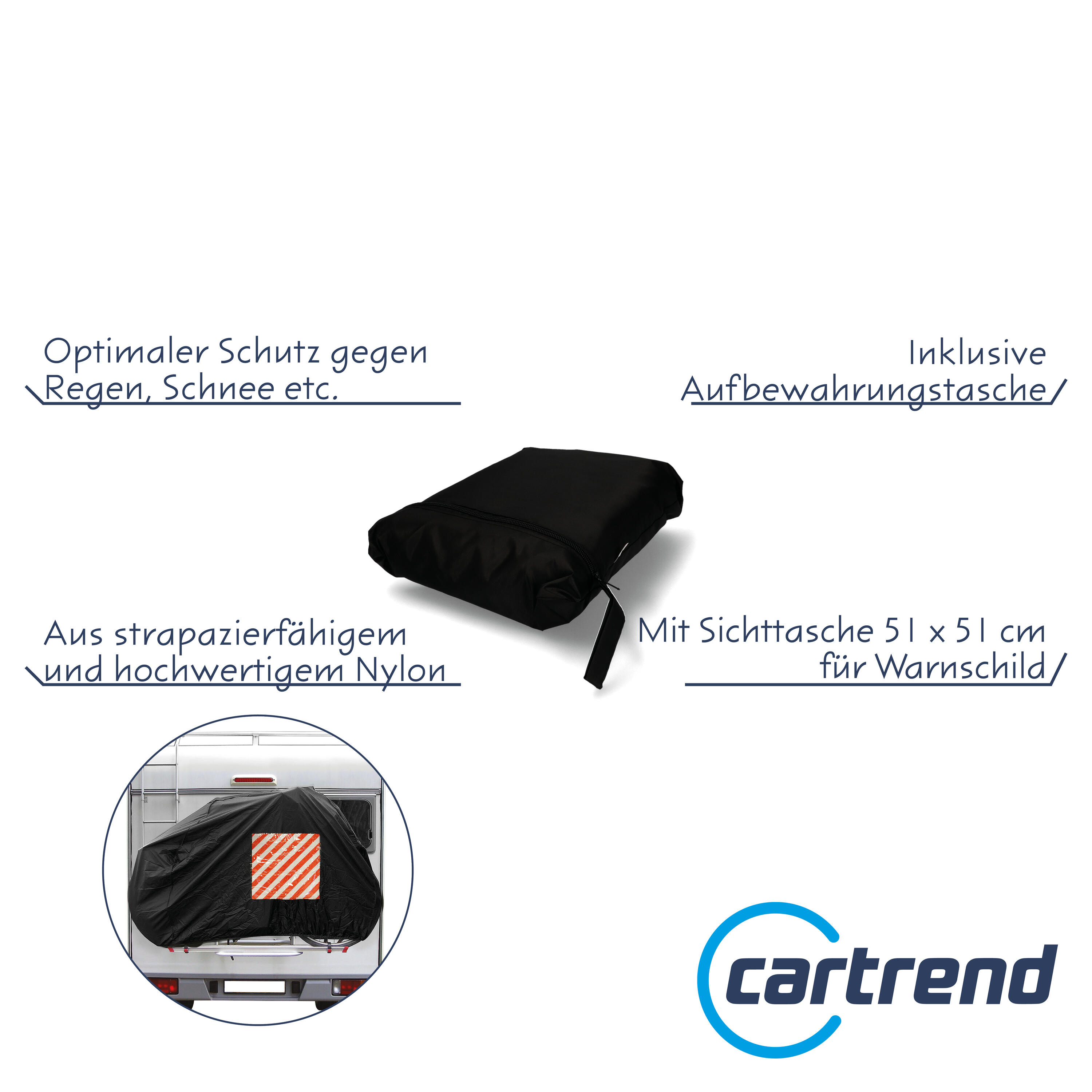 cartrend Fahrradschutzhülle Heckmontage Fahrradgarage 6/6