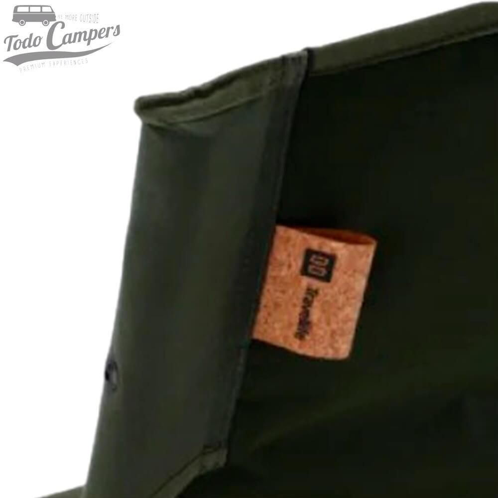 Silla de camping plegable Travellife Norell tipo director – Verde pino 5/5