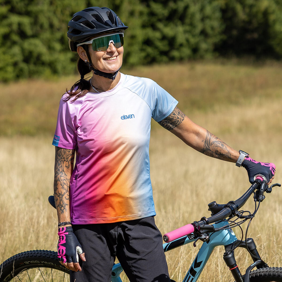 Dámský cyklistický dres Eleven Vibe Bloom 4/7