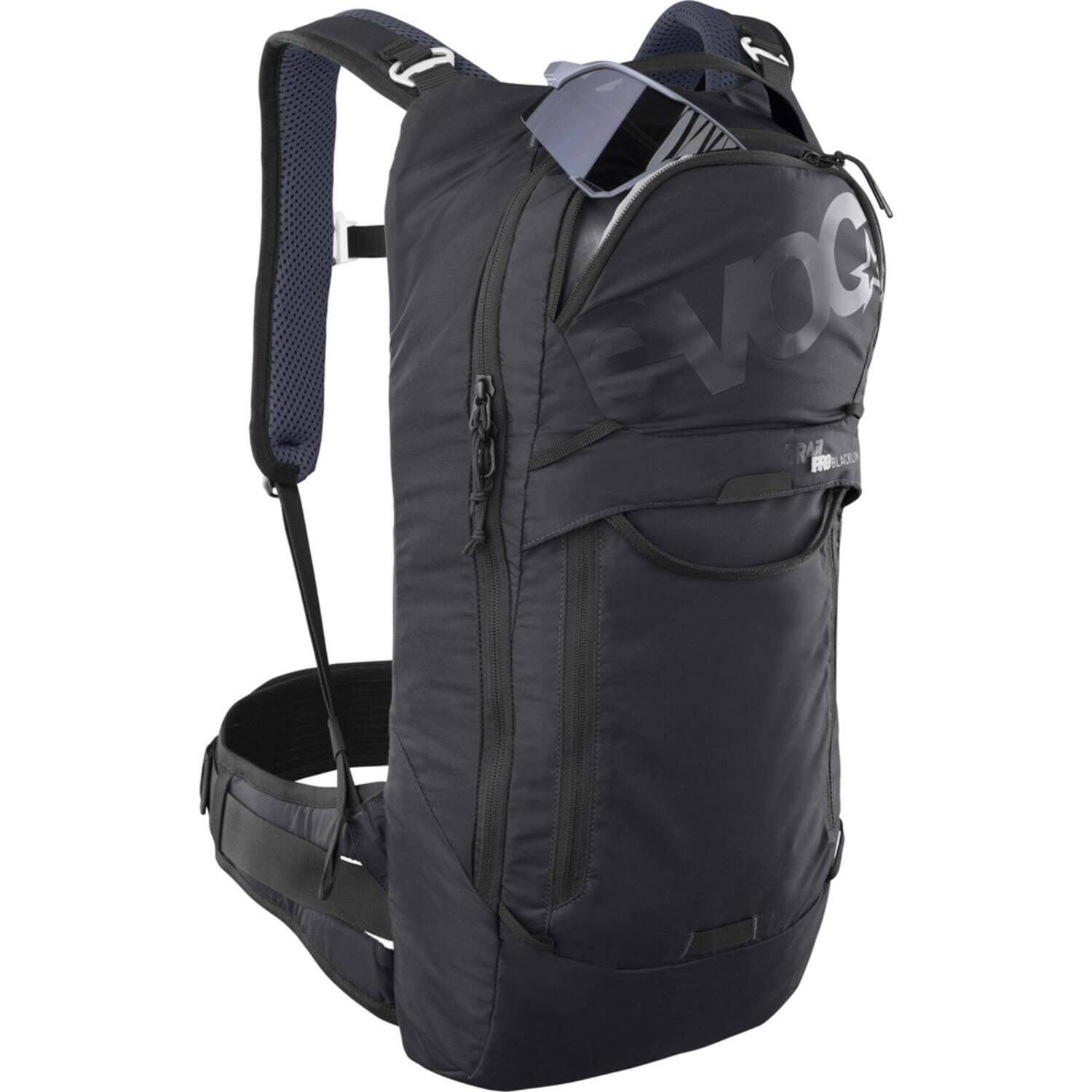 EVOC Trail PRO Blackline 10 L/XL sac protecteur 3/4
