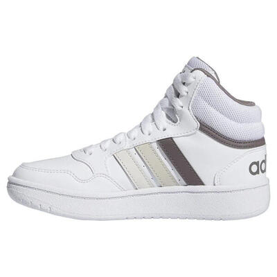 Adidas HOOPS 3.0 MID K Sneaker Alta Ragazzi - Bianco