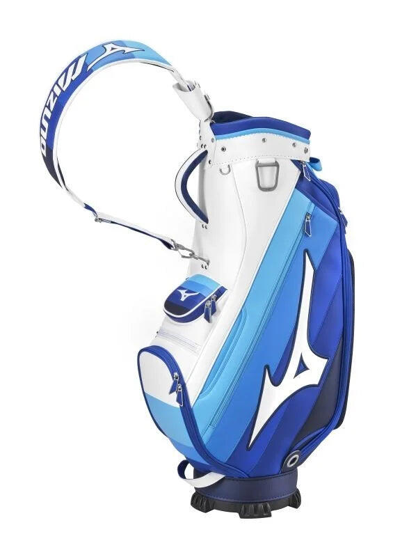 Tour Staff 2025 Golf Bag - Cart Bag - Branco Azul 3/7