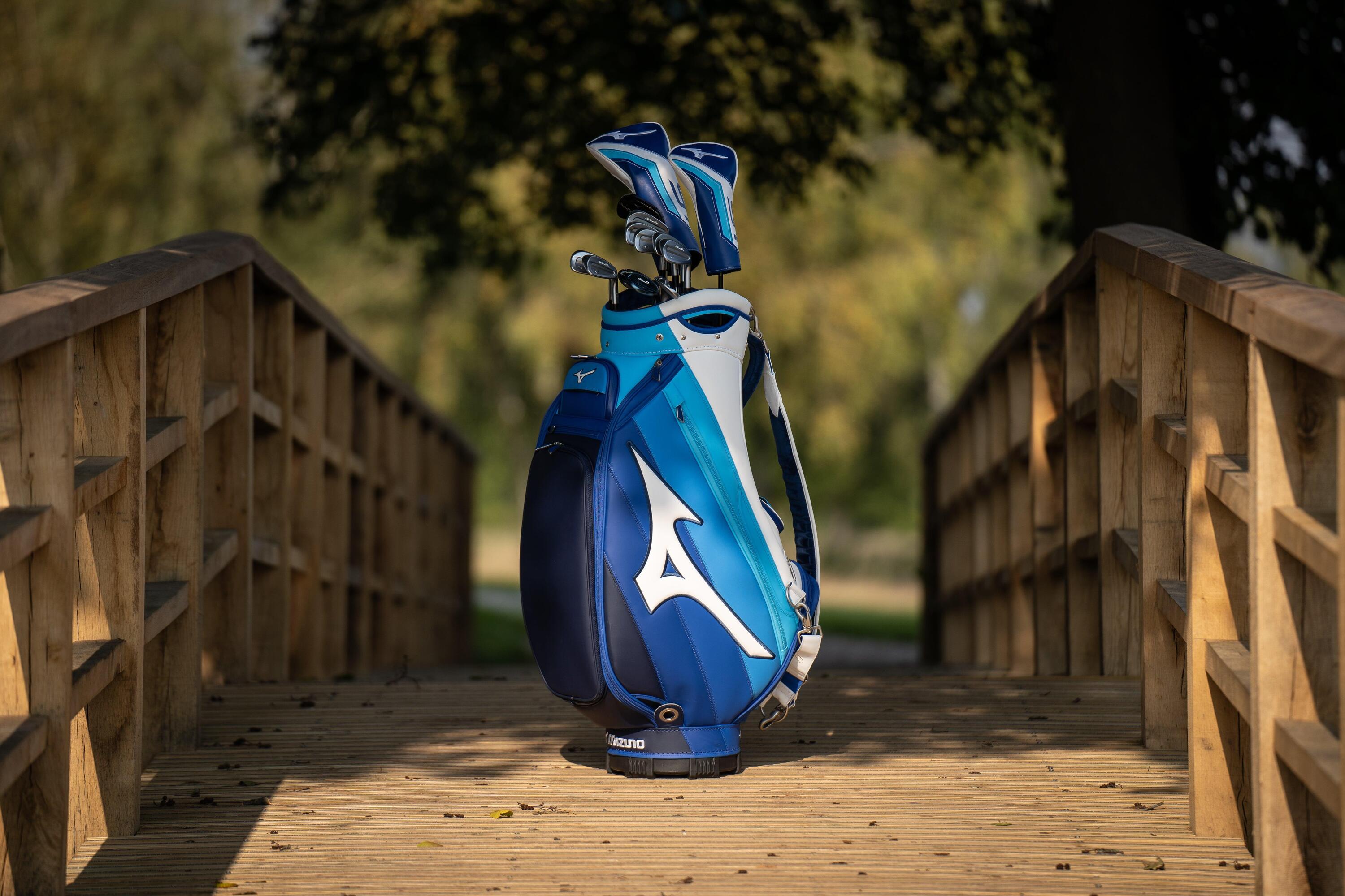 Tour Staff 2025 Golf Bag - Cart Bag - Branco Azul 7/7