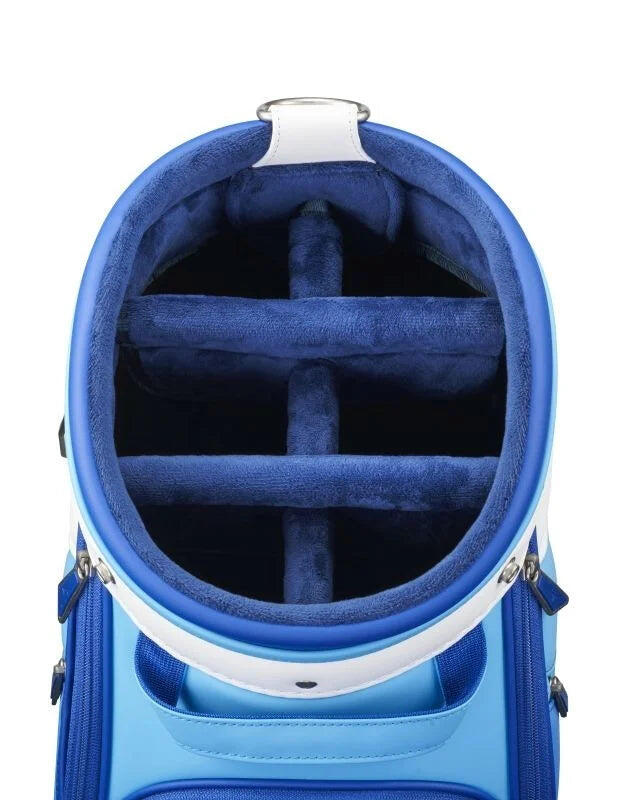 Tour Staff 2025 Golf Bag - Cart Bag - Branco Azul 4/7
