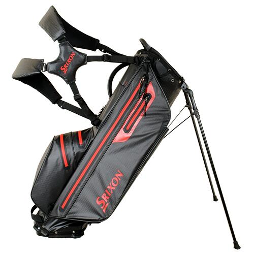 Weatherproof Standbag - Waterproof Golf Bag - Stand bag - Black Red