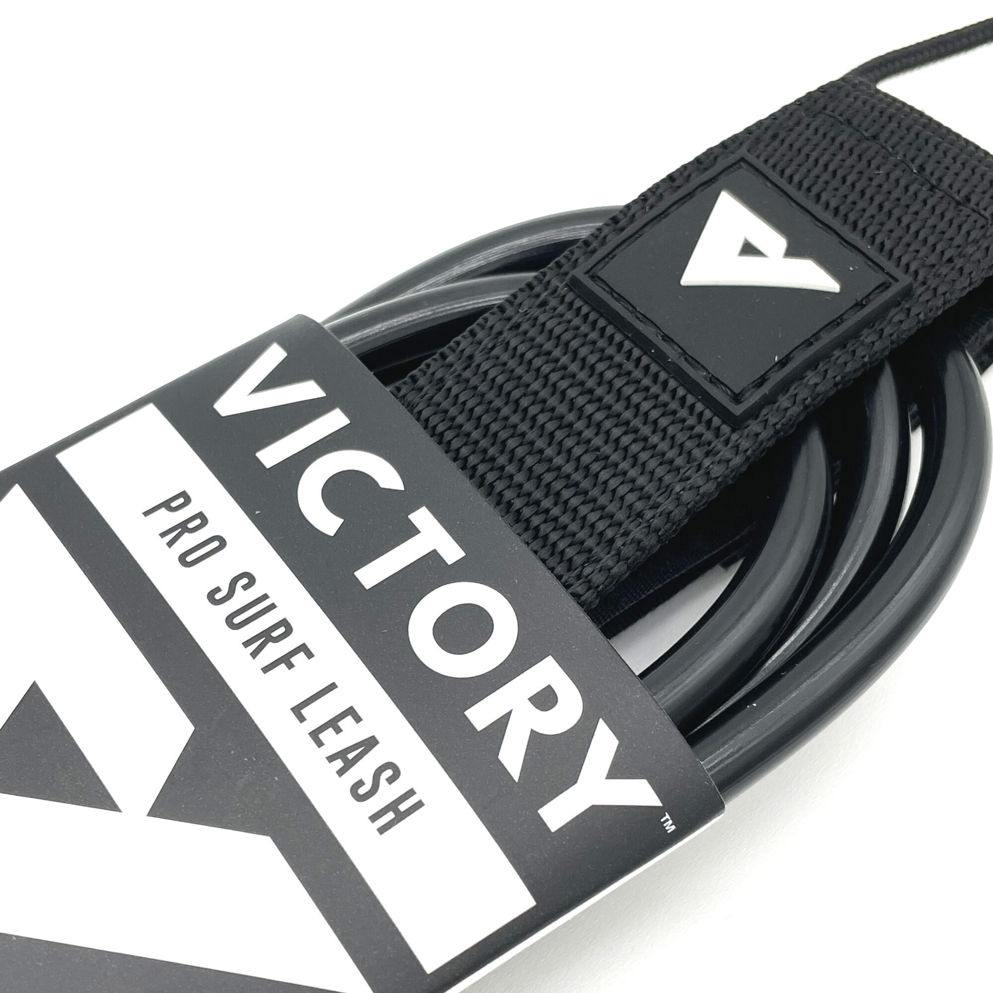 VICTORY - Surf Leash PRO 9' - Matte Black 5/7