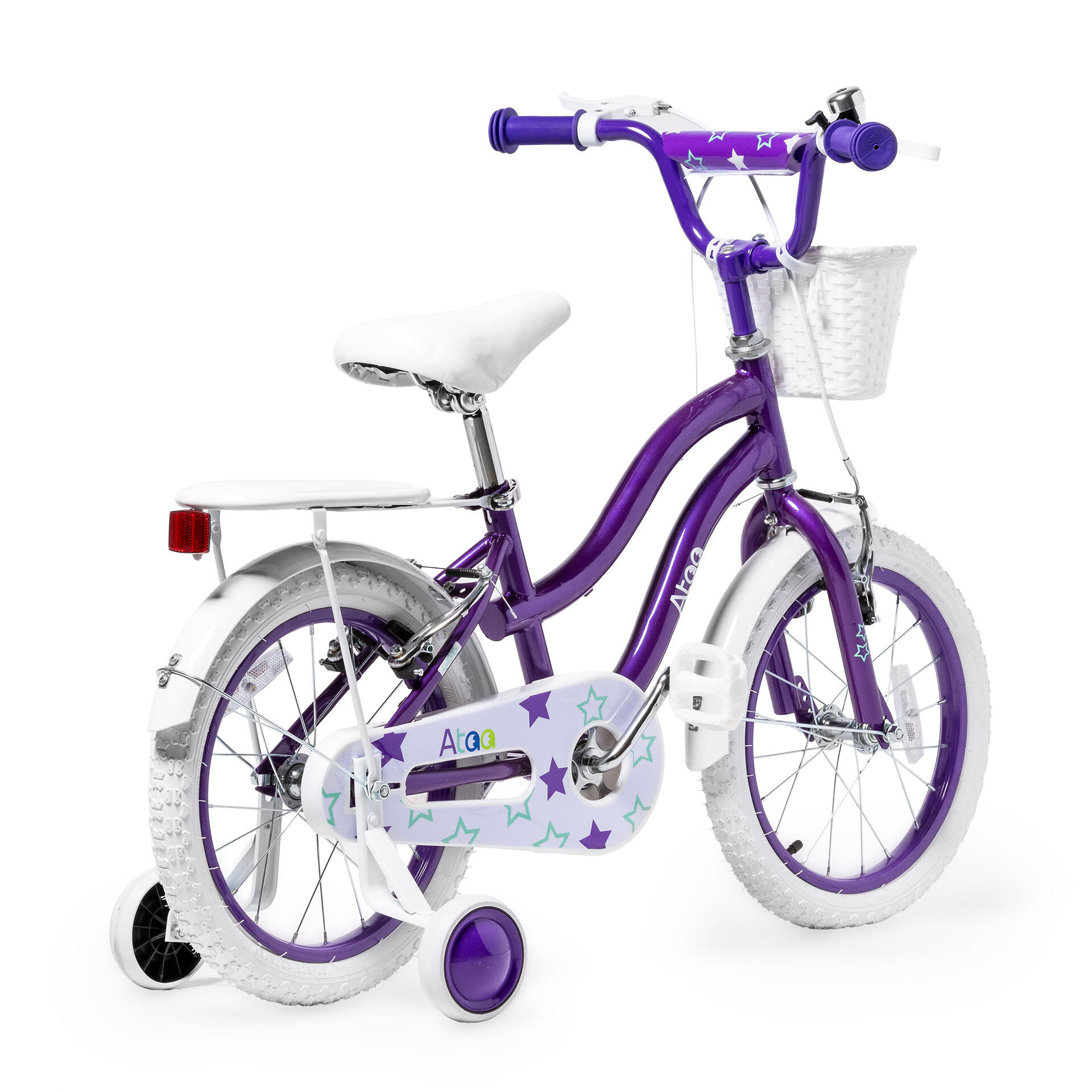 Stars Kinderfahrrad mit Korb und Gepäckträger 16" 3/6