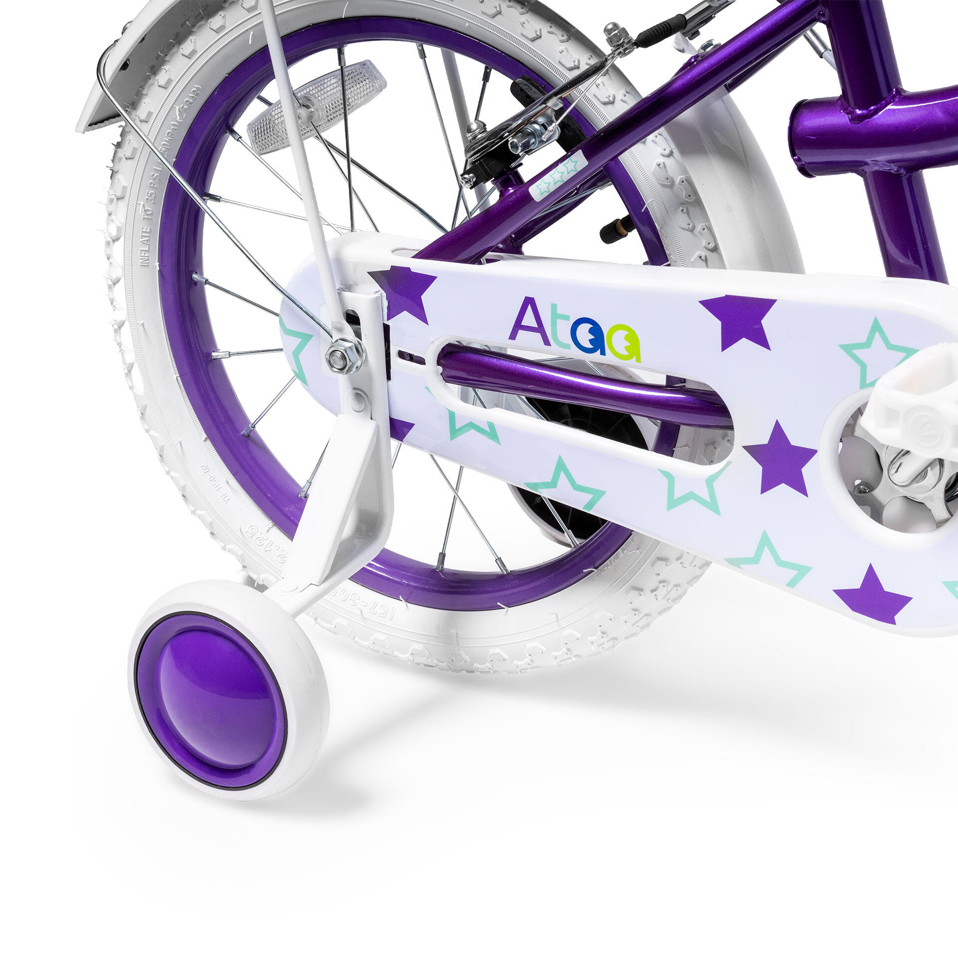 Stars Kinderfahrrad mit Korb und Gepäckträger 16" 5/6
