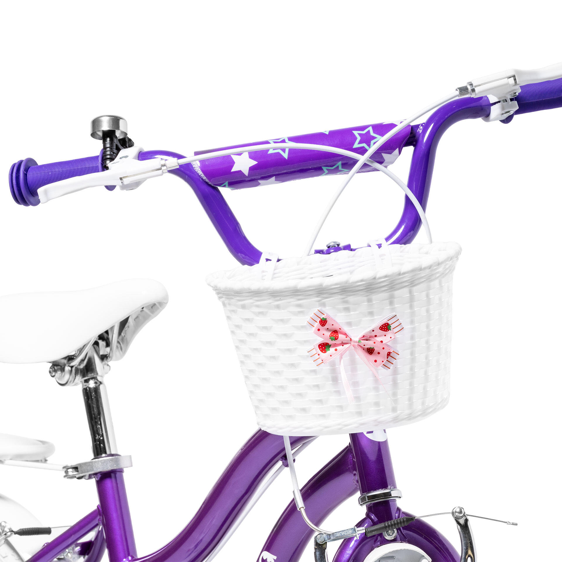 Stars Kinderfahrrad mit Korb und Gepäckträger 16" 4/6