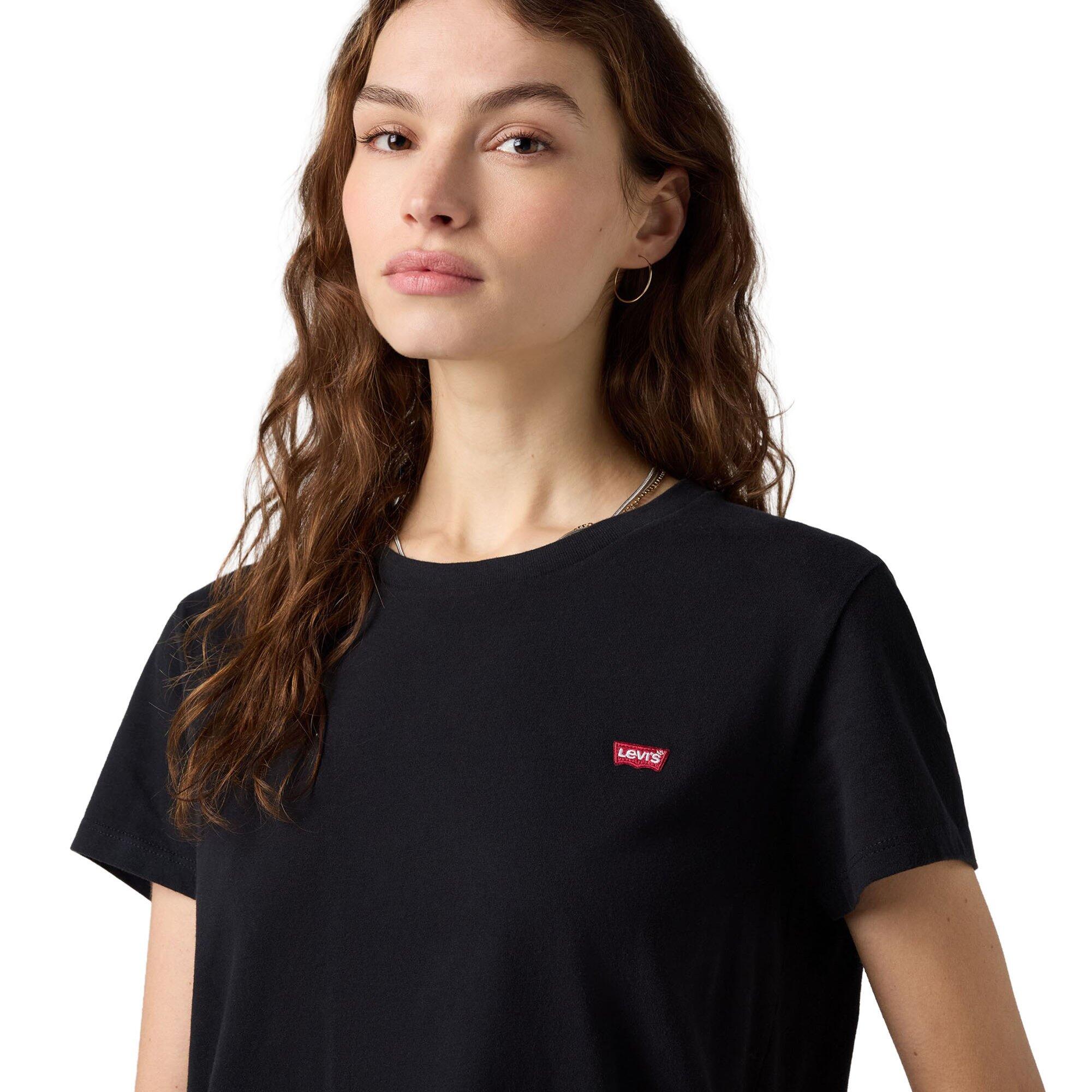 Camiseta para Mujer Levis Logo pequeño Negro 7/7
