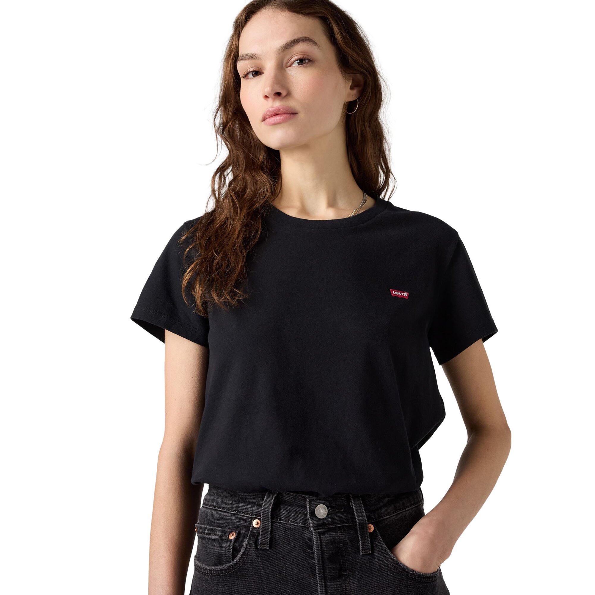 Camiseta para Mujer Levis Logo pequeño Negro 6/7