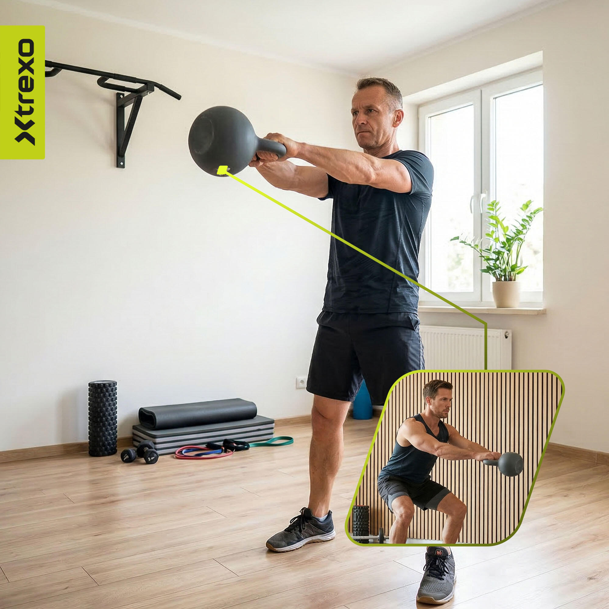 Kettlebell souple XTREXO 12 kg 6/7