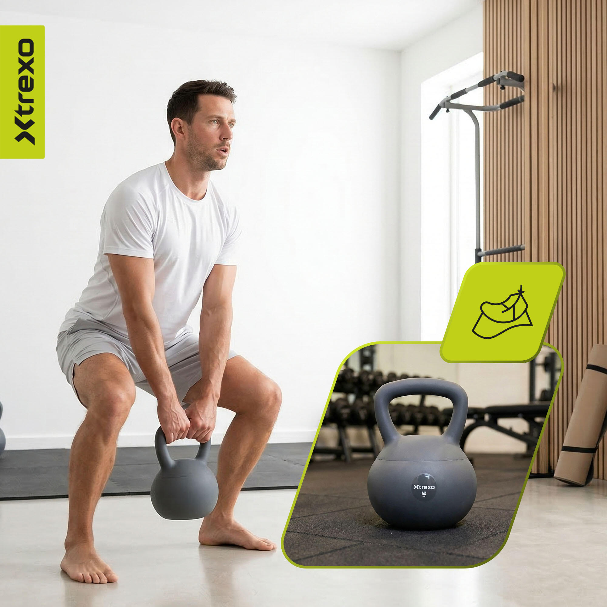 Kettlebell souple XTREXO 12 kg 5/7