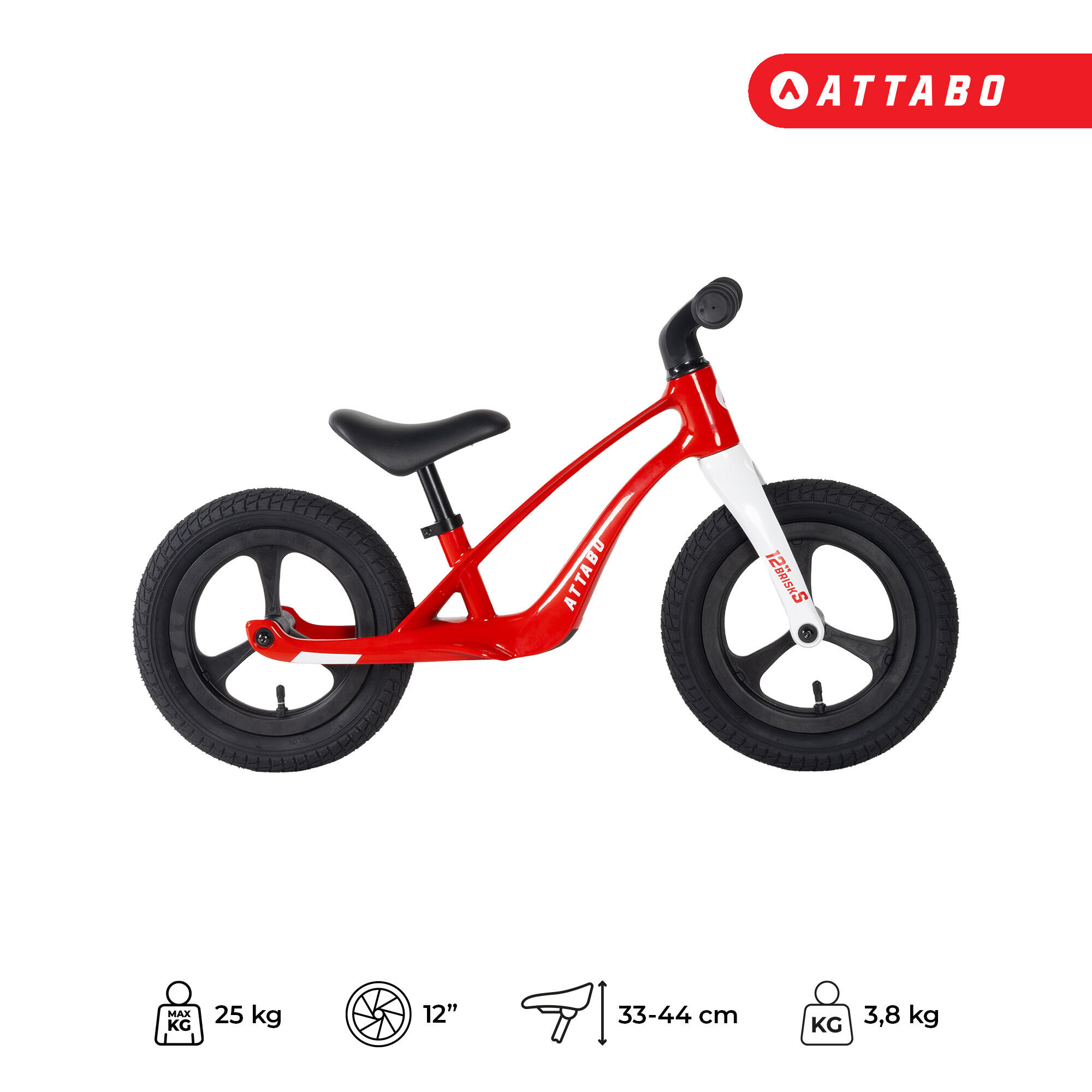 Bicicleta sin pedales ATTABO Brisk S 2/7