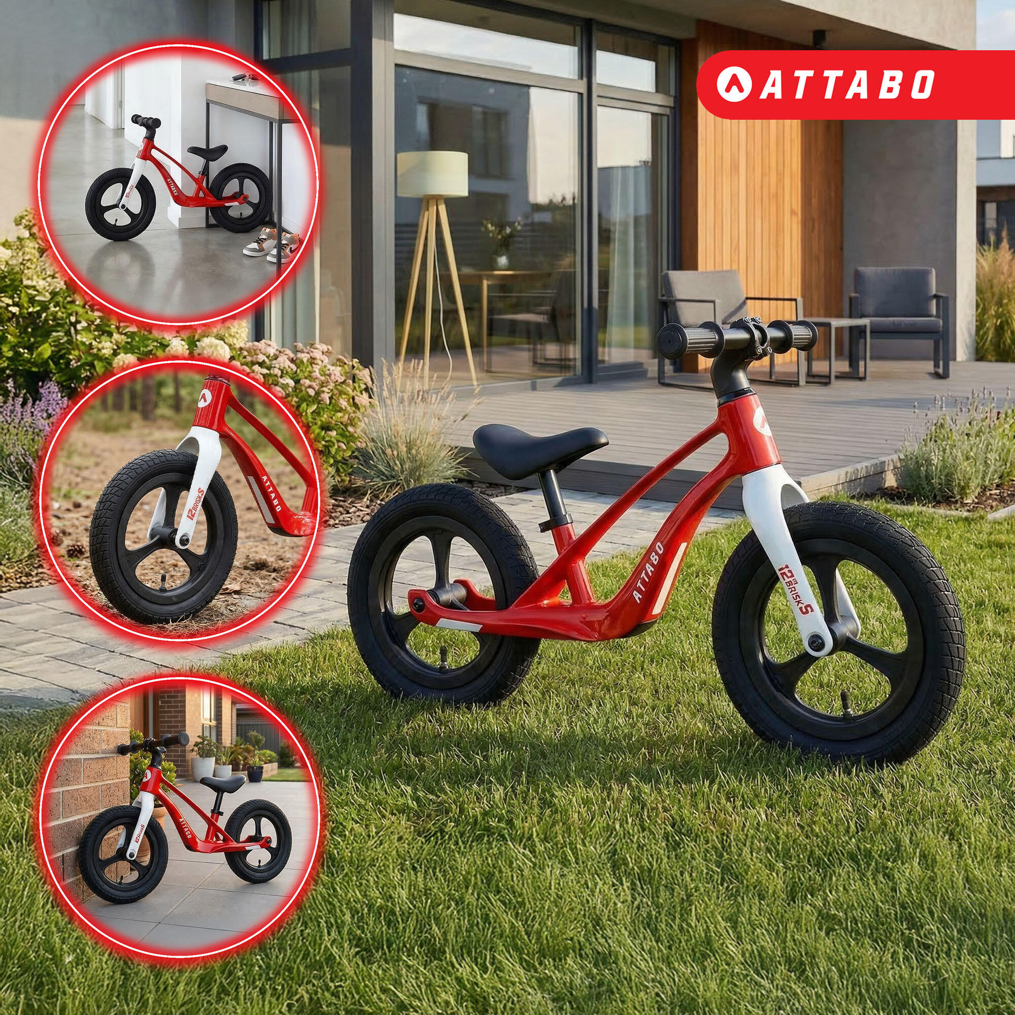 Bicicleta sin pedales ATTABO Brisk S 7/7