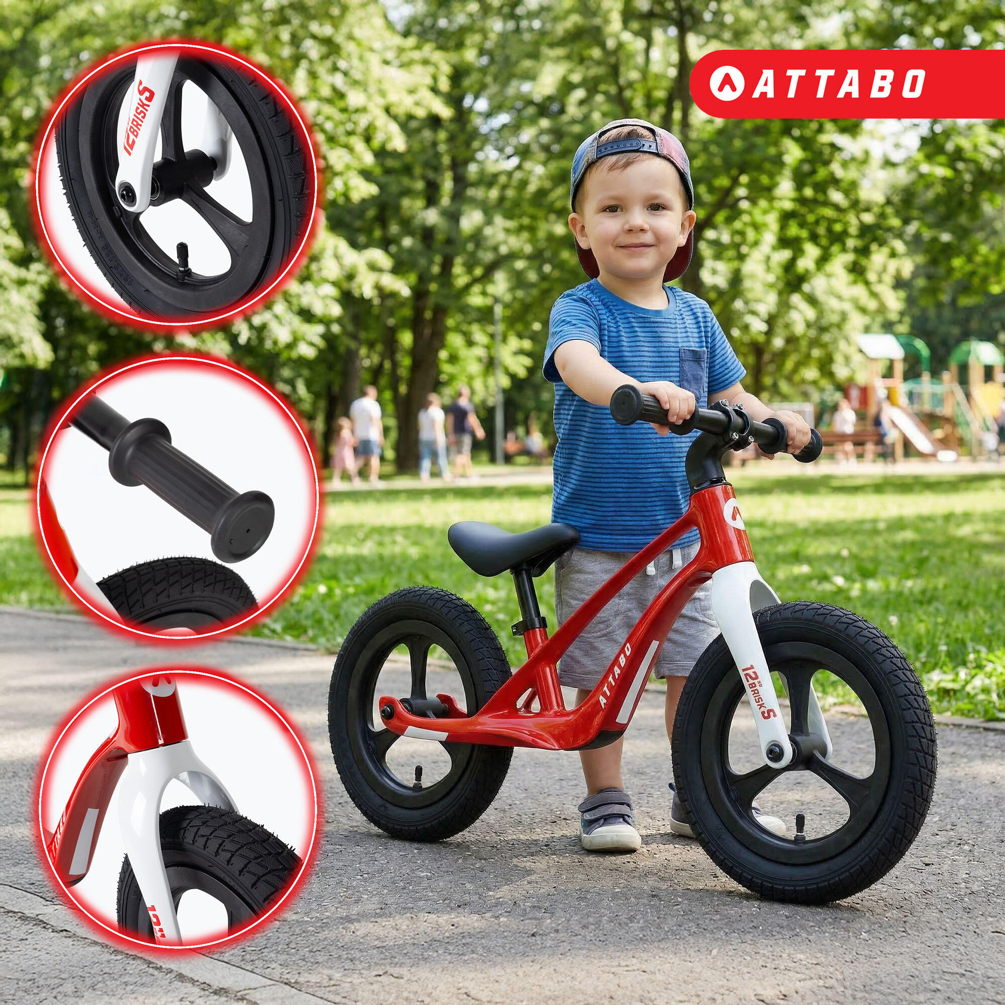 Bicicleta sin pedales ATTABO Brisk S 6/7