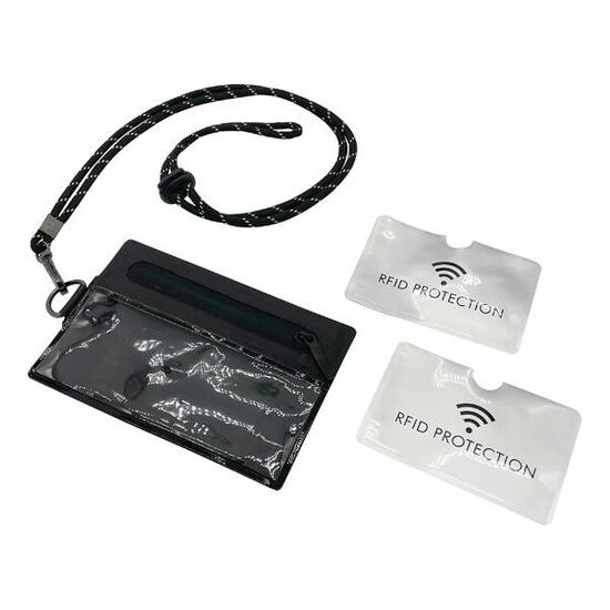 OUTDOOR SYSTEM - Pochette water-resistant translucide pour Cartes et Clés
